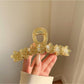 Beau - Elegant Floral Design Hair Claw Clip