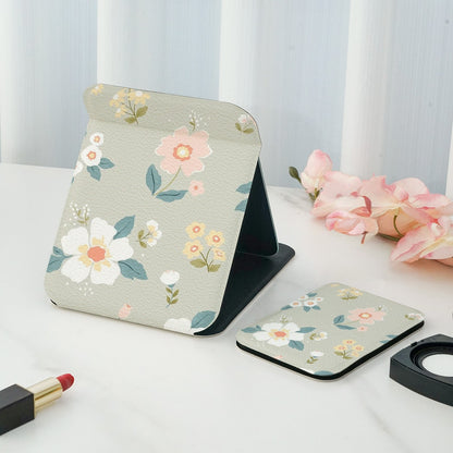 Mirroray - Double Sided Print Folding Tabletop Vanity Mirror