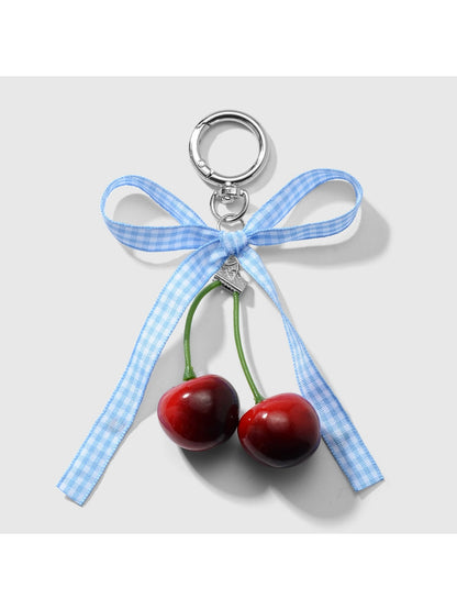 Keypus - Y2K Bow Cherry Bag Charm Keychain Pendant