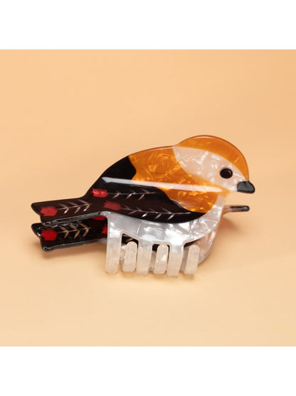 Beau - Cute Brown Bird Hair Clip