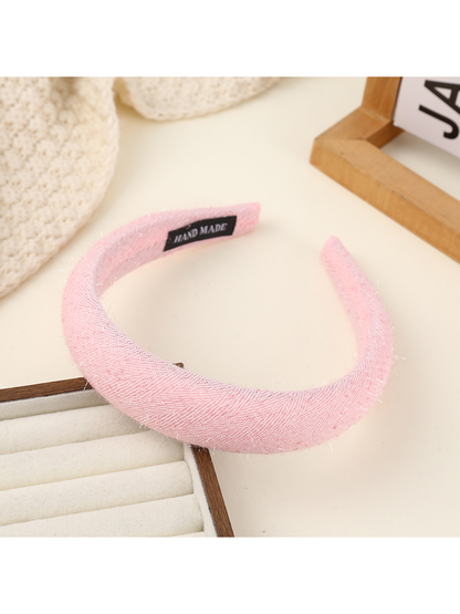 Gifty - Padded Solid Color Fabric Wrapped Headband