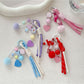 Keypus - Sweet Heart Tassel Beaded Key Ring Keychain