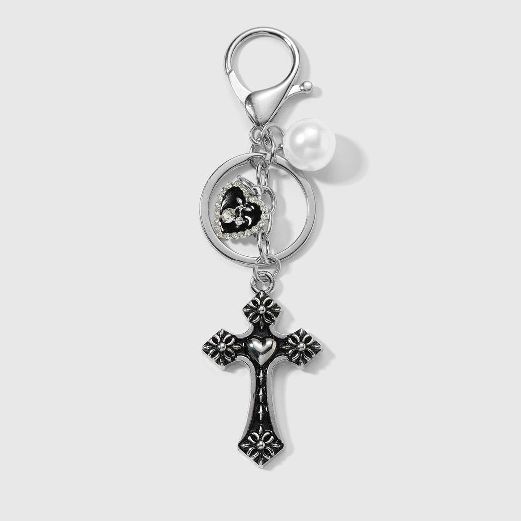 Keypus - Y2K Style Retro Cross Keychain