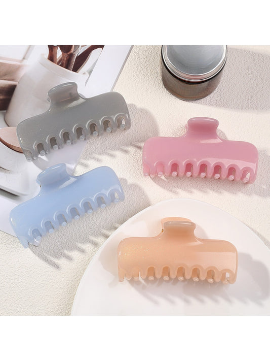 Beau - Flat Geometric PC Claw Hair Clip Hair Clip