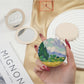 Mirroray - Round Glass Portable Folding Vanity Mirror