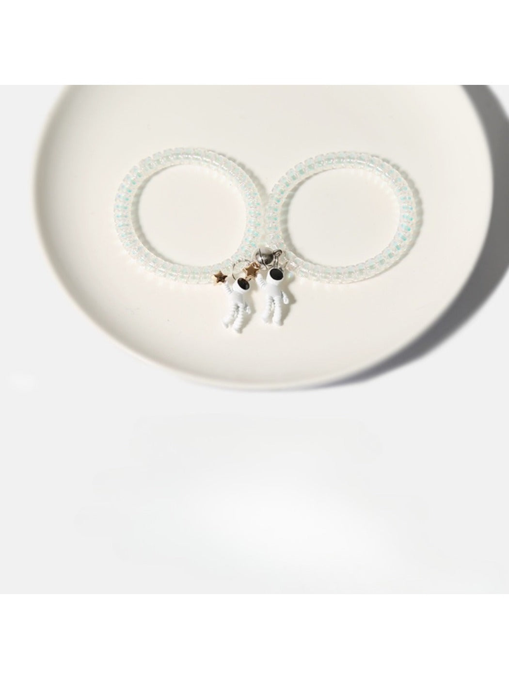 Gifty - Couple Telephone Coil Hair Ties Set