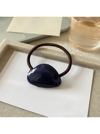 Gifty - Textured Acetate Oval Hair Tie