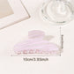 Beau - Striped Half Round Hair Claw Clip