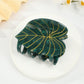 Beau - Monstera Leaf Acetate Hair Claw Clip