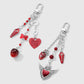 Keypus - Halloween Heart and Coffin Keychain