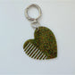Keypus - Sparkling Heart Comb Keychain