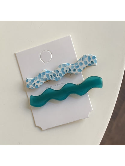 Beau - Simple Wavy Acetate Hair Clip