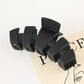 Beau - Simple Matte Finish Plastic Claw Clip