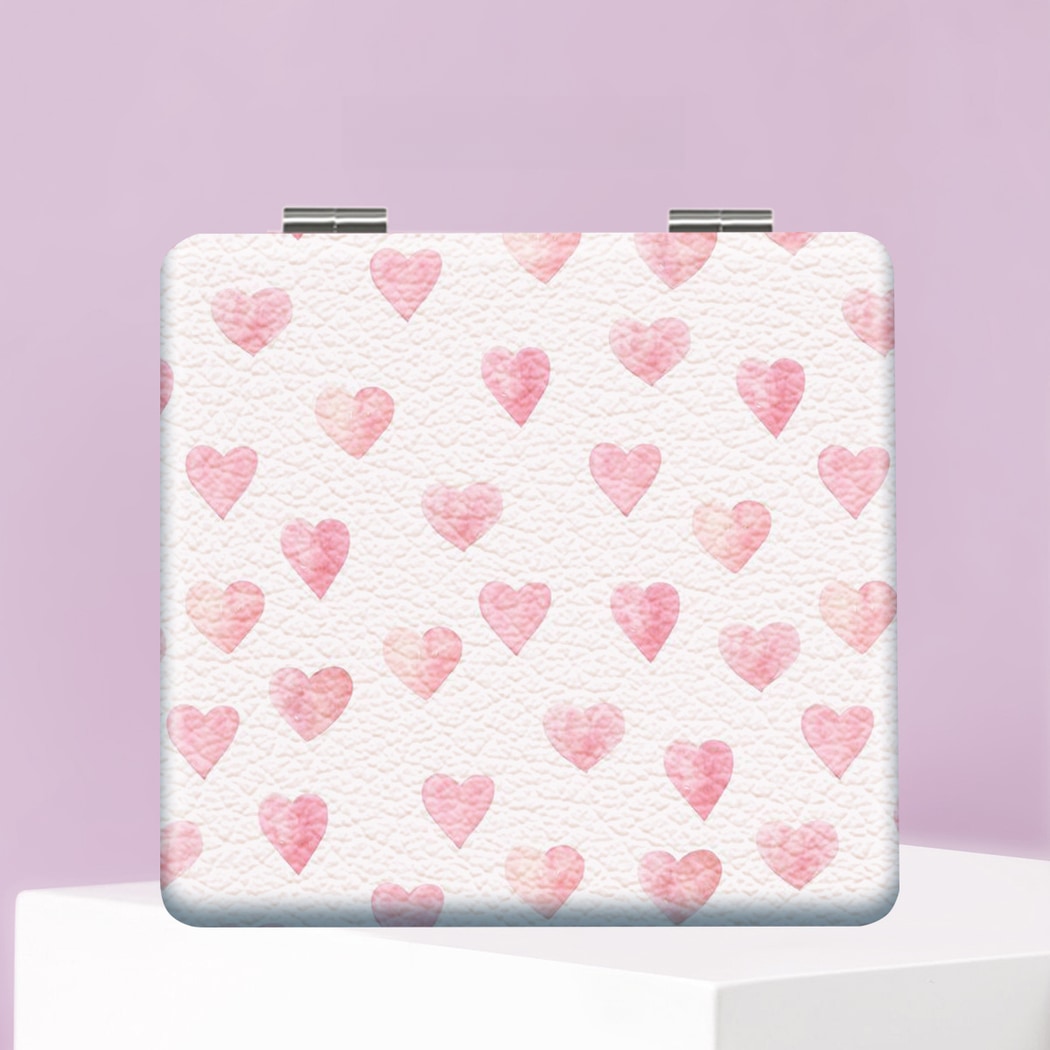 Mirroray - Foldable Fruit and Heart Print Pocket Mirror