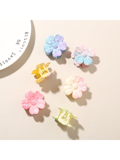 Beau - Gradient Five Petal Hair Claw Clip