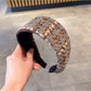 Gifty - Wide Brim Tartan Headband
