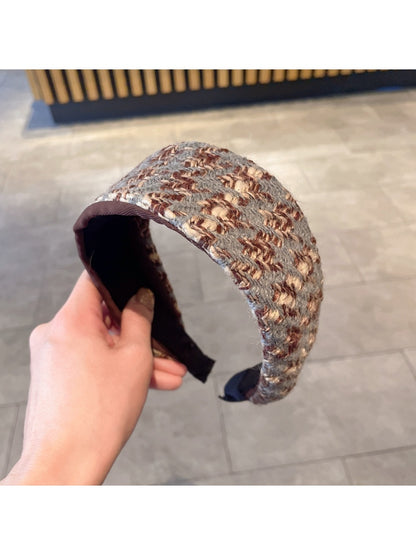 Gifty - Wide Brim Tartan Headband