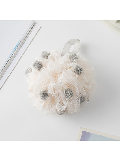 Papo - Cute Solid Colored Bath Pouf
