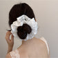 Gifty - Double Layer Lace Trim Polyester Scrunchie