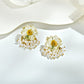 Earedge - Elegant Floral Beaded Earrings