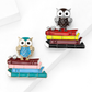 Brovia - Minimal Enamel Owl Decorative Pin Brooch