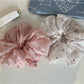 Gifty - Adorable Cherry Polka Dot Ruched Scrunchie
