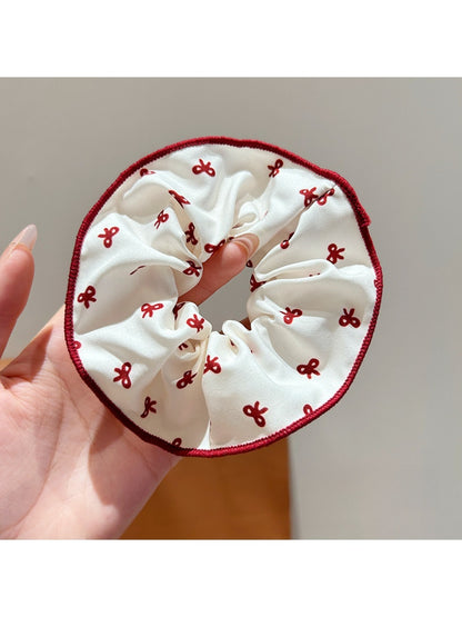 Gifty - Red Grid Ripple Dot Hair Circle