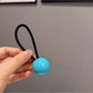 Gifty - Glossy Ball Decoration High Elastic Hair Tie