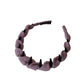 Gifty - Minimalist Polyester Toothed Wave Shape Headband