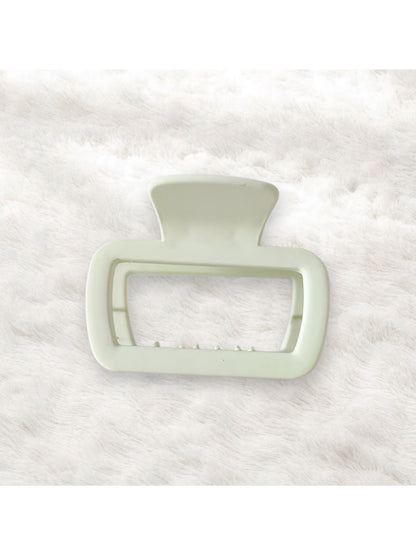 Beau - Modern Hollow Square Plastic Hair Claw Clip