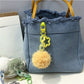 Keypus - Single Pompom Bag Charm Keychain