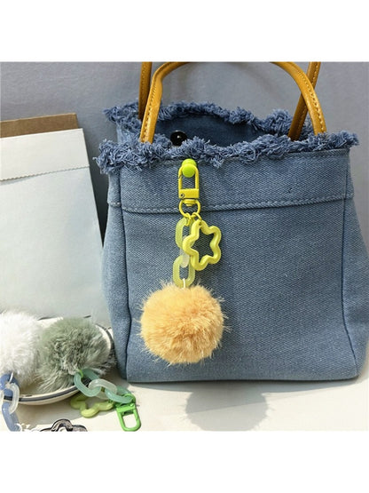 Keypus - Single Pompom Bag Charm Keychain