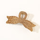 Beau - Vintage Leopard Print Bow Claw Clip