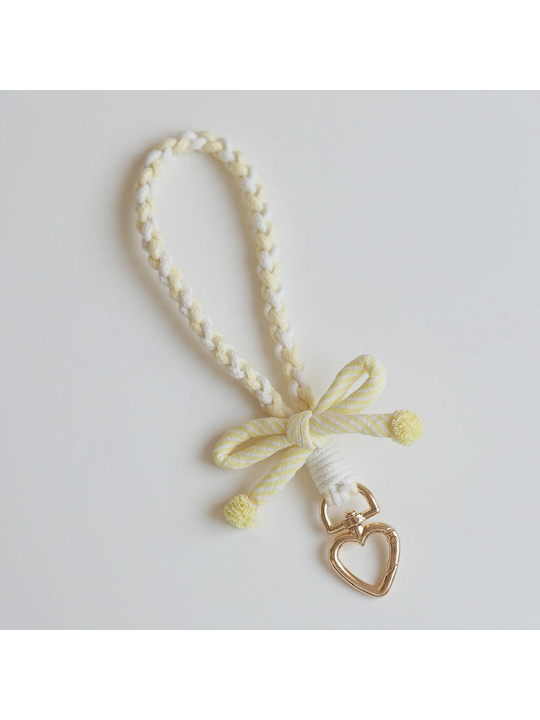 Keypus - Striped Cute Bow Keychain