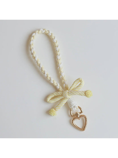 Keypus - Striped Cute Bow Keychain