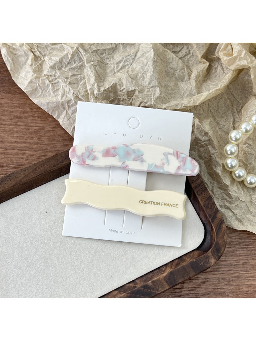 Beau - Elegant Fashionable Acetate Hair Clip