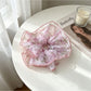 Gifty - Floral Print Multi-Layer Polyester Scrunchie