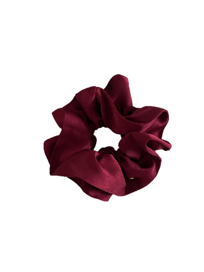 Gifty - Textured Satin Spiral-Shaped Hair Tie