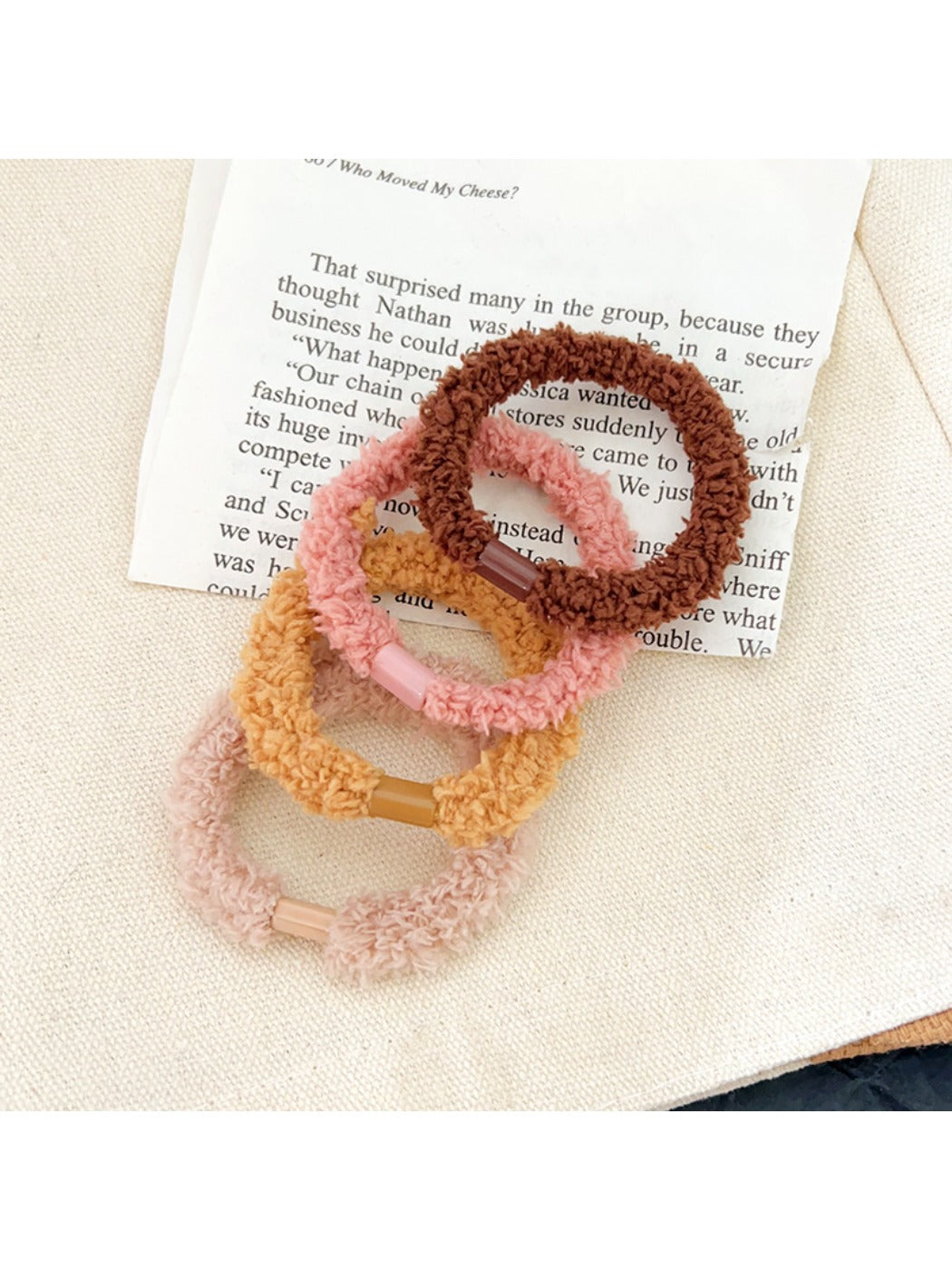 Gifty - Fluffy High Elastic Hair Ties Scrunchies