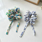 Gifty - Floral Print Bow Detail Polyester Scrunchie