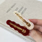 Beau - Elegant Wavy Oval Hair Clip