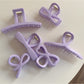 Beau - Adorable Purple Hair Claw Clip