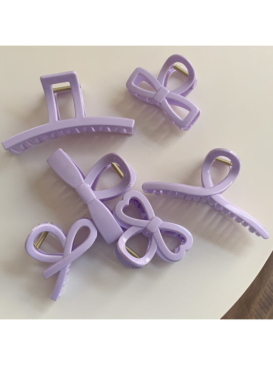 Beau - Adorable Purple Hair Claw Clip