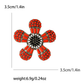 Brovia - Classic Floral Accent Alloy Brooch Pin
