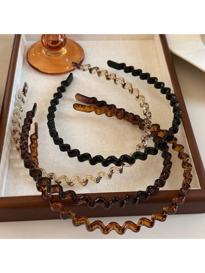 Gifty - Vintage Wave Line Plastic Hair Headband