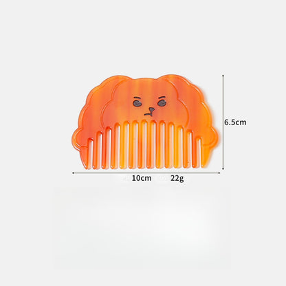 Camerow - Cute Dog Pattern Acetate Fiber Hair Comb