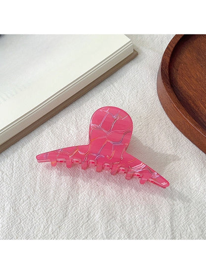 Beau - Simple Marble Patterned Acetate Hair Clip