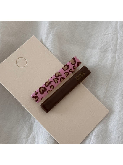 Beau - Sweet Style Printed Barrette Hair Clip