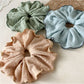 Gifty - Soft Elastic Elegant Serged Scrunchie