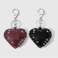 Keypus - Y2K Punk Heart Key Ring Pendant Keychain